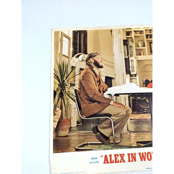 Lot of 2 Alex In Wonderland 1970 Movie Lobby Cards Comedy Donald Sutherland VTG - Picture 10 of 14